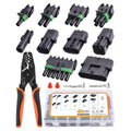 1/2/3/4/6 Pin Weatherpack Connectors Kit