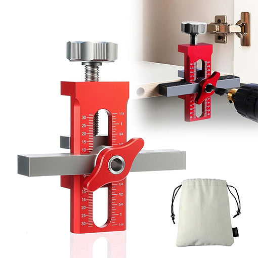2-in-1 Adjustable Cabinet Door Installation Positioner