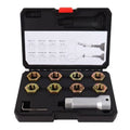 10-Piece Axle Spindle and Wheel Stud Thread Chaser Set
