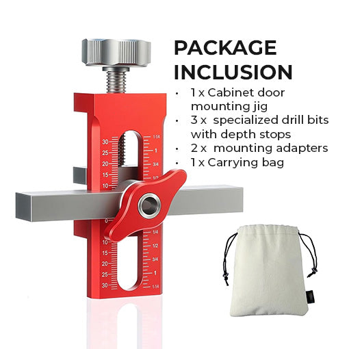 2-in-1 Adjustable Cabinet Door Installation Positioner