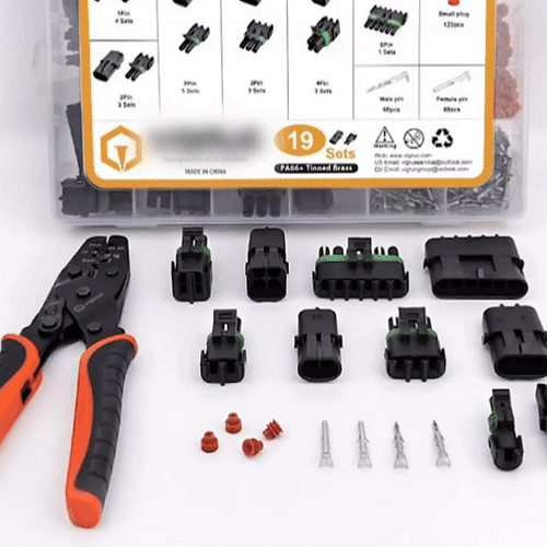 1/2/3/4/6 Pin Weatherpack Connectors Kit
