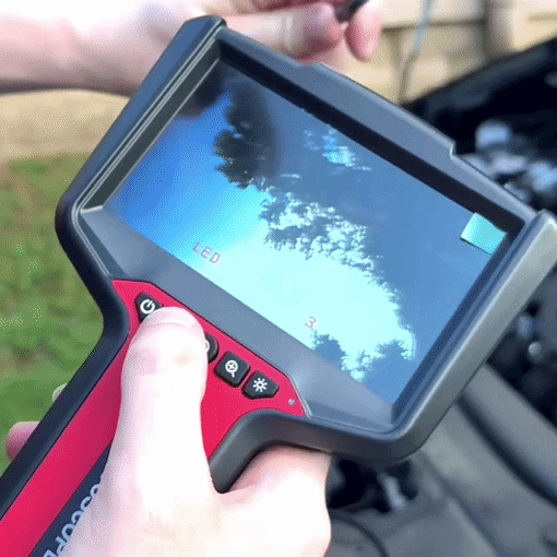 4.3" Dual-Lens Inspection Borescope Camera