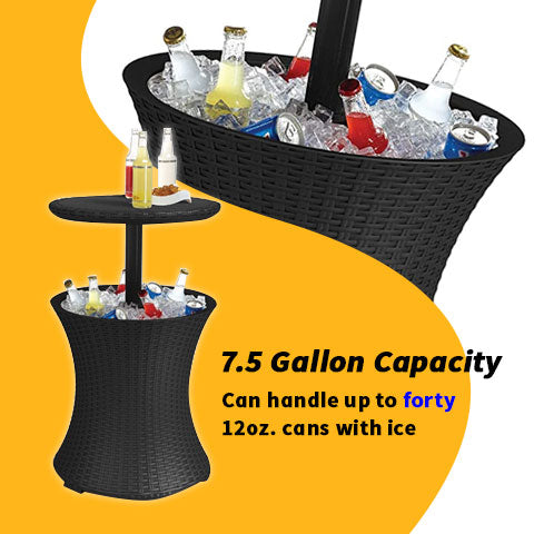2-in-1 Convertible Patio Table