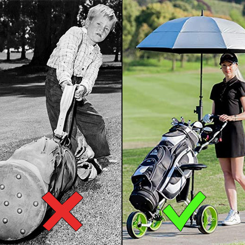 3 Wheel Foldable Golf Push Cart