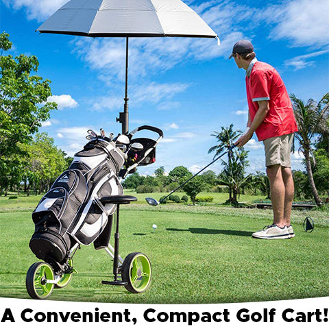 3 Wheel Foldable Golf Push Cart