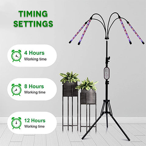 4-Head Dimmable UV Grow Light
