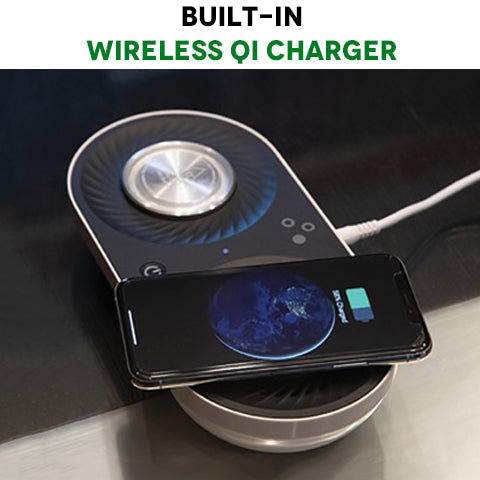 3-in-1 Wireless Charging Dock with Mug Warmer/Cooler
