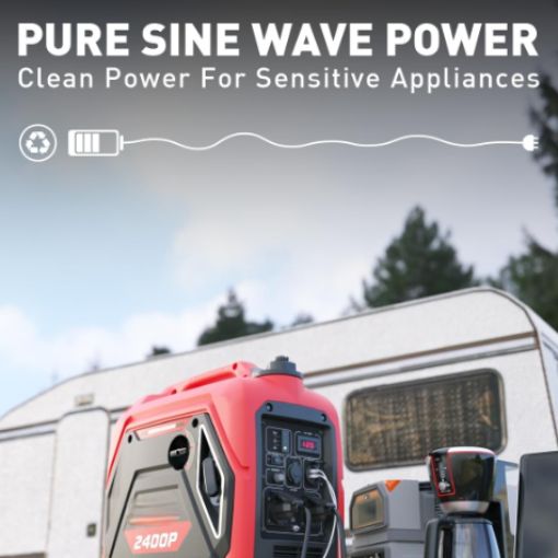2400W Portable Quiet Inverter Generator