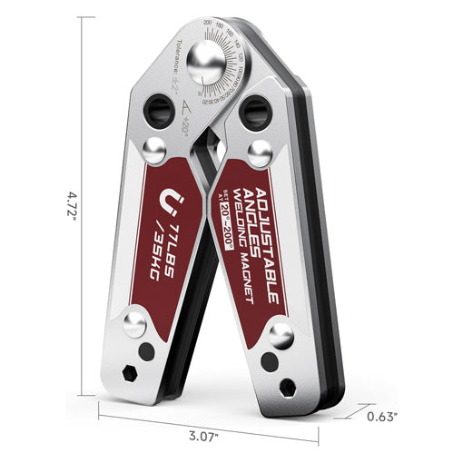 20°-200° Adjustable Angle Welding Magnet