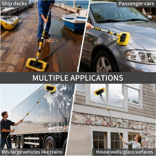 20FT Reach Telescopic Flow-Thru Car Washing Brush