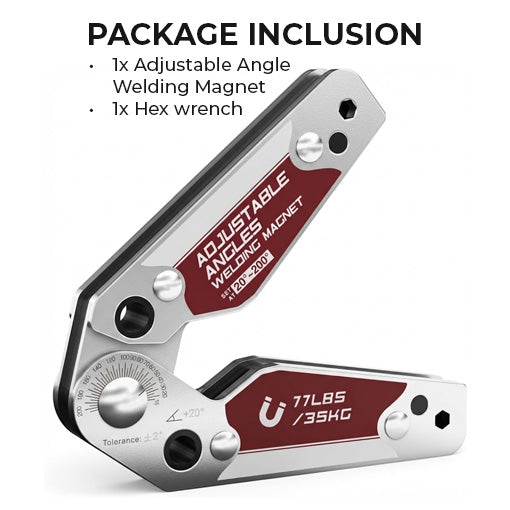 20°-200° Adjustable Angle Welding Magnet