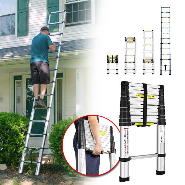 12.5 Ft. Aluminum Telescopic Ladder