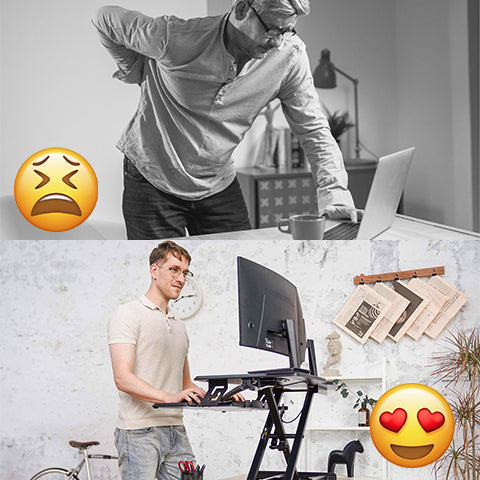 32" Adjustable Standing Desk Riser