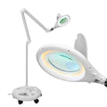 2-in-1 LED Magnifying Floor Lamp
