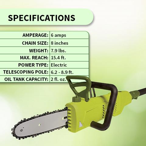 2-in-1 Electric Chain Saw & Pole Saw
