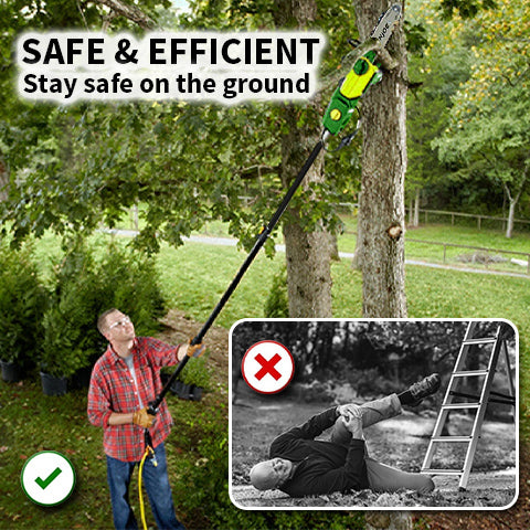 2-in-1 Electric Chain Saw & Pole Saw