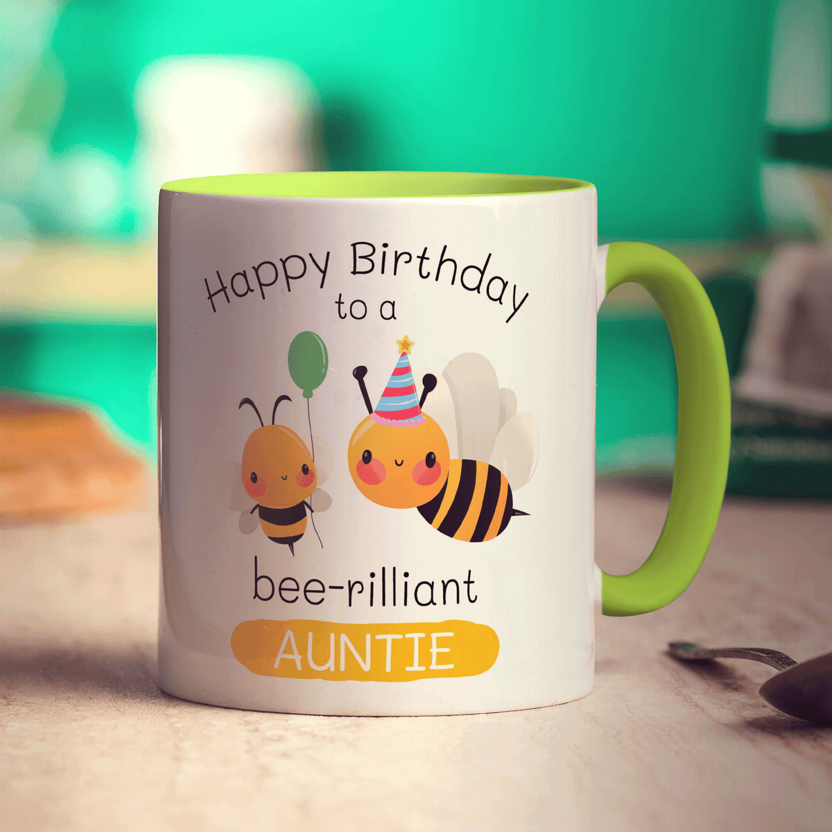 Bee-Rilliant Auntie Birthday Mug