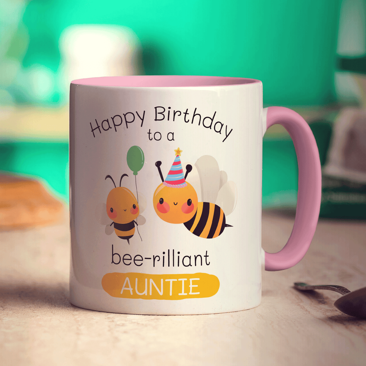 Bee-Rilliant Auntie Birthday Mug