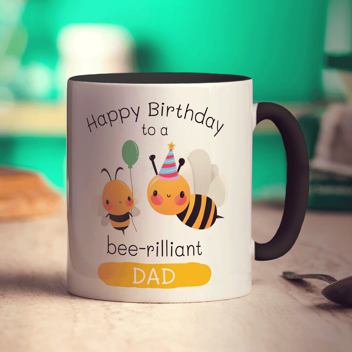 Bee-Rilliant Dad Birthday Mug