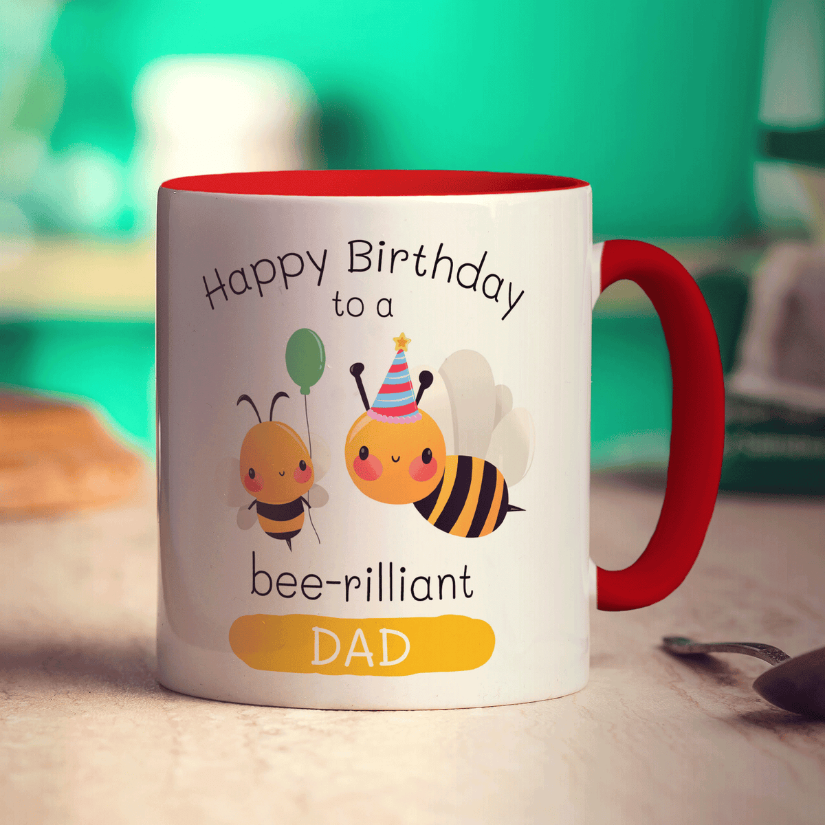 Bee-Rilliant Dad Birthday Mug