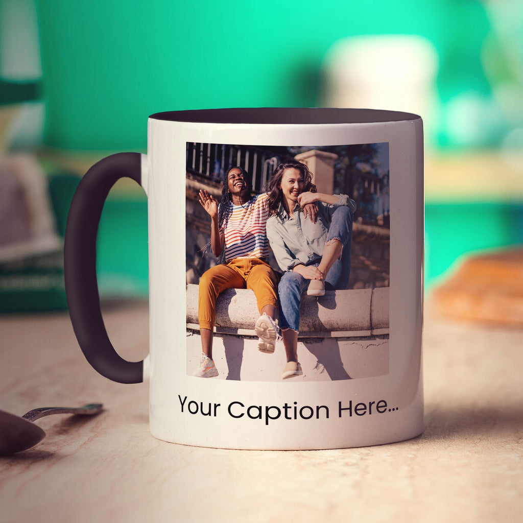 Double Sided Photo and Caption Mug