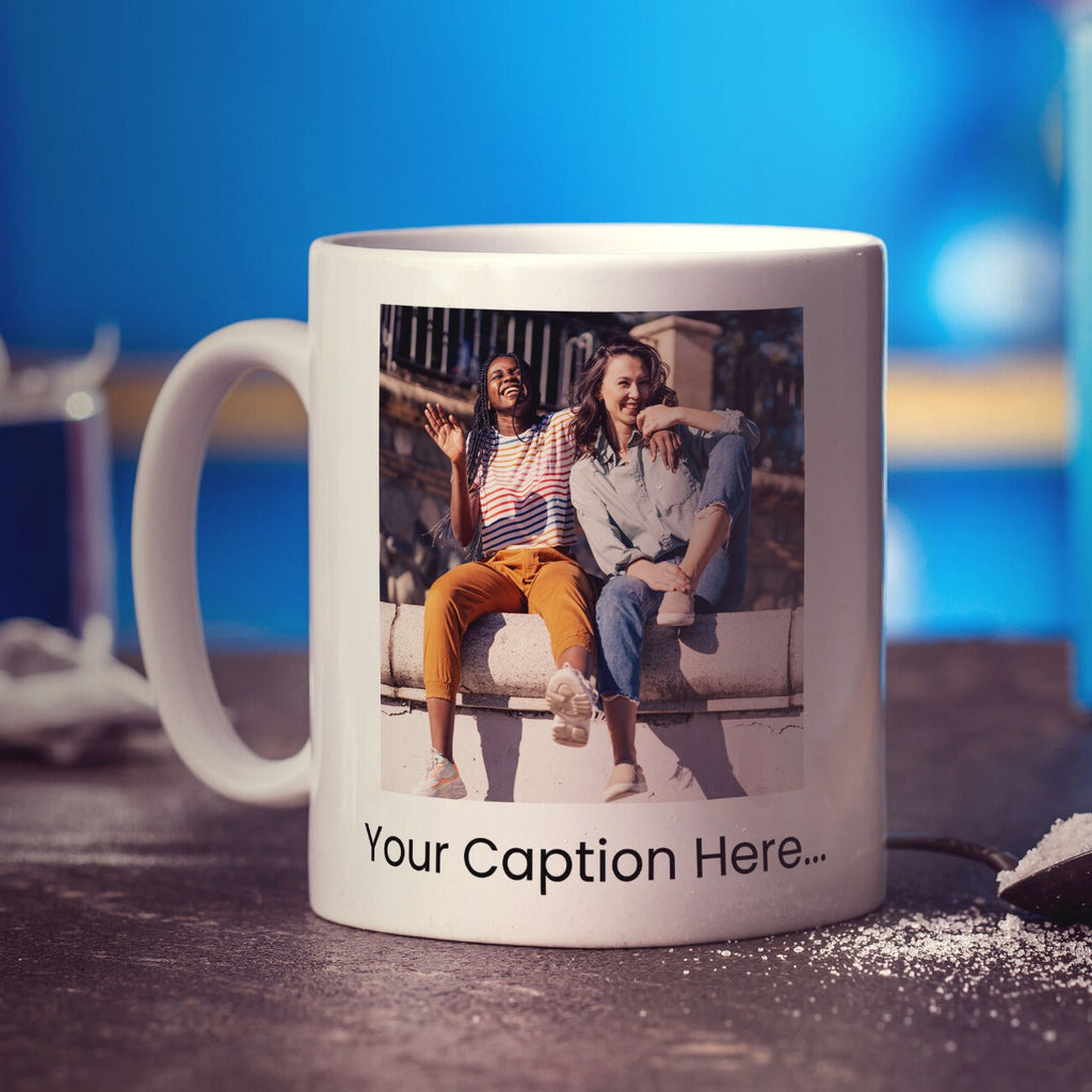 Double Sided Photo and Caption Mug