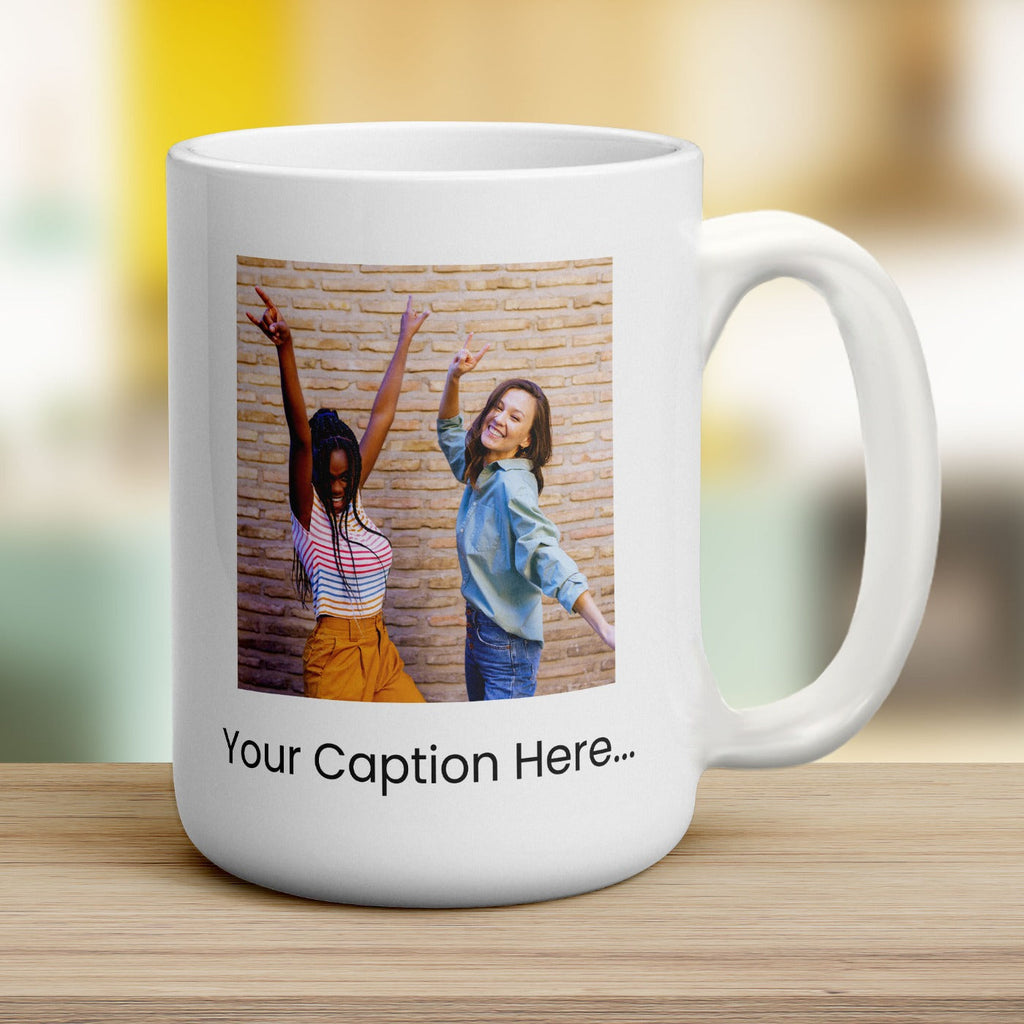 Double Sided Photo and Caption Mug