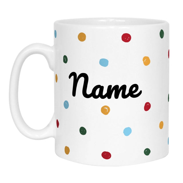 Dotty Name Mug