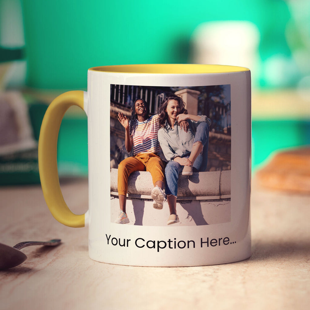 Double Sided Photo and Caption Mug